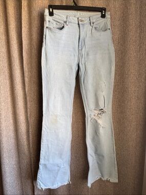 Idyllwind Light Blue Distressed Flare Jeans